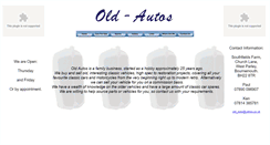 Desktop Screenshot of old-autos.co.uk