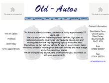 Tablet Screenshot of old-autos.co.uk